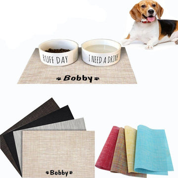 Personalized Waterproof Pet Feeding Mat - Lovepawz