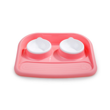 Double Bowl Plastic feeder - Lovepawz